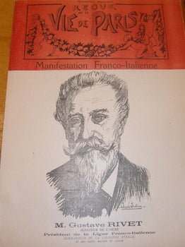 Item #68-3974 Revue De La Vie De Paris. 17 Fevrier, 1917. M. Gustave Rivet. A. Ferrari