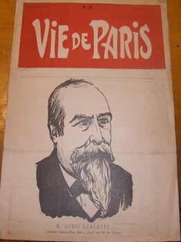 Item #68-3975 Revue De La Vie De Paris. 25 Juin 1920. M. Luigi Luzzatti. A. Ferrari