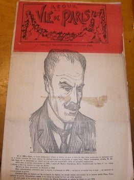 Item #68-3976 Revue De La Vie De Paris. 1 Deciembre 1916. Le Marquis Salvago-Raggi. A. Ferrari