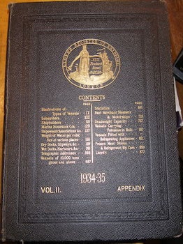 Item #68-3998 Lloyd's Register Of Shipping. 1934 - 1935. Volume II. Appendix. Lloyd's Of London