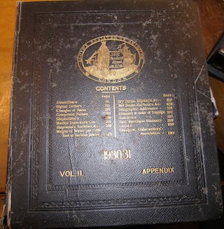 Item #68-3999 Lloyd's Register Of Shipping. 1930 - 1931. Volume II. Appendix. Lloyd's Of London