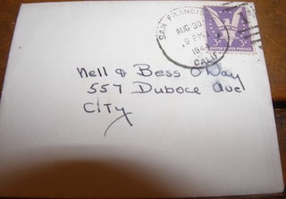 Item #68-4044 Hand written letter to Miss Nell and Bess O'Day, August 30, 1944. Kay O'Day