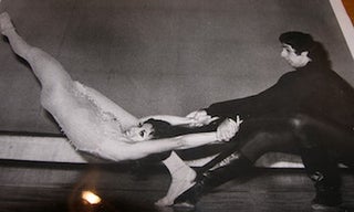 Item #68-4321 B&W Photo of French dance troupe Raven And St. John. R. . Benoist, phot
