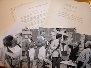Item #68-4349 Press Kit for 1961 film L'Italienne Et L'Amour. Maleno Malenotti, Luigi Cecarelli,...