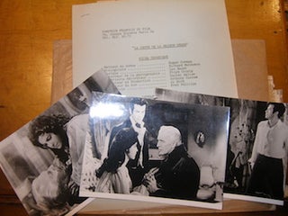 Item #68-4351 Press Kit for 1960 film La Chute De La Maison Usher (House Of Usher), starring...