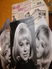 Press Kit for 1964 film Monsieur, starring Mireille Darc. Les Films Copernic, Corona Filmproduktion.