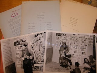 Item #68-4358 Press Kit for 1962 film Aventures De Jeunesse (Hemingway's Adventures Of A Young...