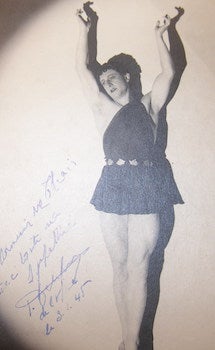 Item #68-4444 Autographed B&W Photo of Pierre Dufrez. A. Courville, phot