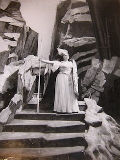 Item #68-4572 B&W Photo from La Walkure, with Suzanne Juyol. B M. Bernand, phot