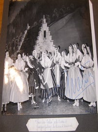 Item #68-4618 Autographed B&W Photo featuring French actor Georges Guetary. "Pour Don Carlos" B....