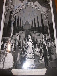 Item #68-4619 Autographed B&W Photo featuring French actor Georges Guetary. "Pour Don Carlos" B....