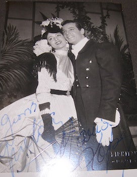 Item #68-4623 Autographed B&W Photo featuring French actor Georges Guetary. "Pour Don Carlos" B....