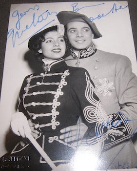 Item #68-4624 Autographed B&W Photo featuring French actor Georges Guetary. "Pour Don Carlos" B....