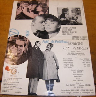 Item #68-4759 Publicity folder for Les Vierges. Boreal, Jean-Pierre Mocky, dir