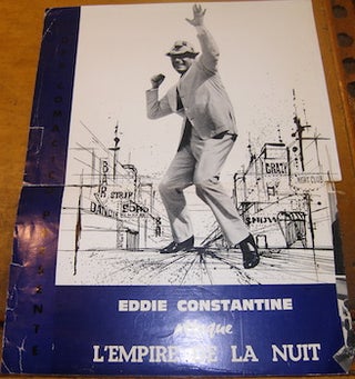 Item #68-4819 Publicity poster for Eddie Constatine Attaque L'Empire De La Nuit. Belmont Films,...