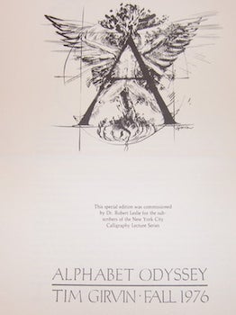 Item #68-4968 Alphabet Odyssey. This special edition was commissioned by Dr. Robert Leslie for...