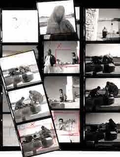 Item #68-6088 Contact Sheet. Djerba, Tunisia. Marianne Spier-Donati.