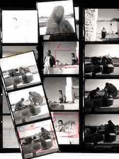 Contact Sheet. Djerba, Tunisia. Marianne Spier-Donati.