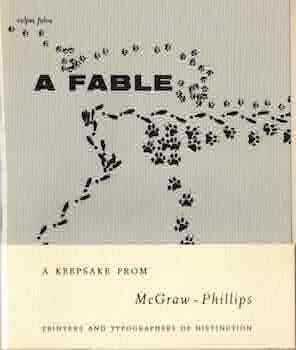 Item #68-6466 A Fable. The Hunter, The Fox, And The Tiger. A Keepsake From McGraw-Phillips....