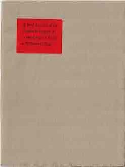 Item #68-6468 A Brief Account Of The Origins & Purpose Of The Chapin Library At Williams...