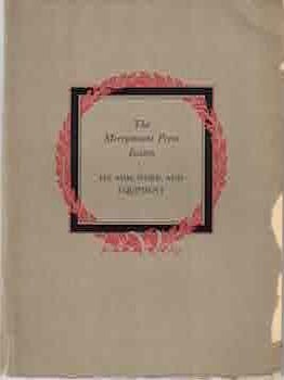 Item #68-6470 The Merrymount Press Boston. Its Aims, Work, And Equipment. TLS A. Townshend...