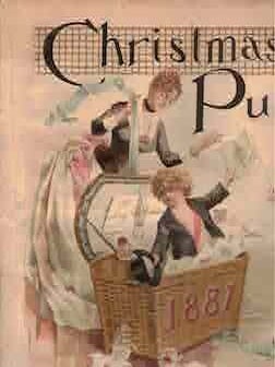 Item #68-7810 Christmas Puck. December 14th, 1887. Keppler, Schwarzmann, publ
