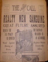 Item #68-7833 The San Francisco Call, Monday April 23, 1906. "Realty Men Sanguine.". The San Francisco Call.