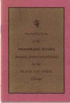 Item #68-8204 Prospectus of the miniature books designed, printed and published by the Black Cat...