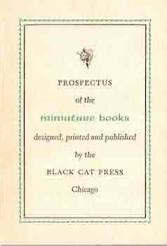 Item #68-8207 Prospectus of the miniature books designed, printed and published by the Black Cat...