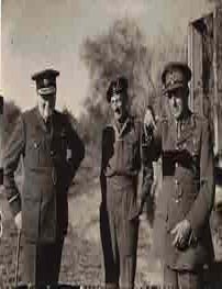 Item #68-8591 Prime Minister Winston Churchill at Montgomery's Headquarters in Tripoli, General Sir Alan Brooke at right. 20th Century British Photographer.