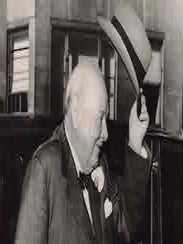 Item #68-8671 Departing Sir Winston Churchill (boarding a jet flight back to London). United...