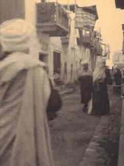 Item #68-8980 Biskra (Algeria) street scene. 1930s Sahara photographer
