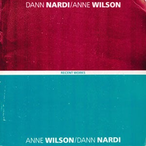 Item #69-0068 Recent Works: Dann Nardi, Anne Wilson. The Chicago Public Library Cultural Center