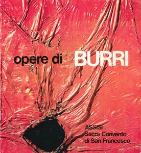 Item #69-0118 Opere di Burri. ASSISI Sacro Convento di San Francisco