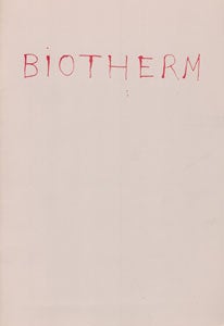 Item #69-0179 Biotherm (For Bill Berkson) [Prospectus]. The Arion Press, Frank O'Hara, Jim Dine