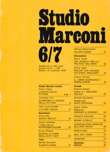 Item #69-0242 Studio Marconi 6/7. Studio Marconi, Centro culturale