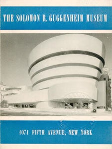 Item #69-0245 The Solomon R. Guggenheim Museum. The Solomon R. Guggenheim Museum