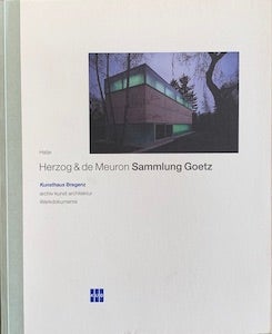 Item #69-0698 Herzog & de Meuron: Sammlung Goetz. Christine Spiegel