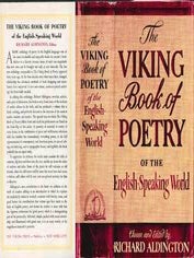 Item #69-2075 The Viking Book of Poetry of the English Speaking World. Richard Aldington