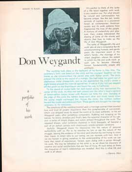 Item #69-2336 Don Weygandt: A Portfolio Of His Work. Dennis Akin, intro
