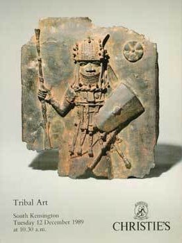 Tribal Art. 12 December 1989. Sale Number: ETH-3562, Lot #s 1-328. Christie's, South Kensington.