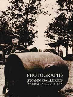 Item #69-2546 Photographs 24 Apr., 1989. Sale #: 1497, Lot #s 1-159. Swann Galleries