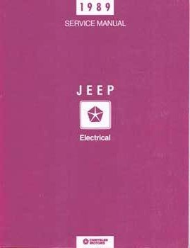 Item #69-3116 1989 Jeep Service Manual: Jeep Electrical. Jeep/Eagle Corporation Chrysler Corporation.