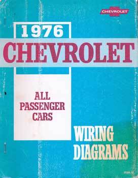 Item #69-3119 1976 Chevrolet ,All Passenger Cars Wiring Diagrams: Chevelle Monte Carlo;...
