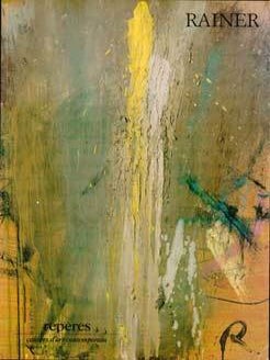 Item #69-3193 Arnulf Rainer: Reperes Cahiers d'Art Contemporain No. 25. Galerie Maeght Lelong