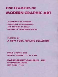 Item #69-3361 Fine Examples of Modern Graphic Art: A Splendid and Coloful Collection of...