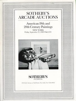 Item #69-3496 American 19th and 20th Century Paintings September 23, 1988 Sale Code: 1255, Lot #s...