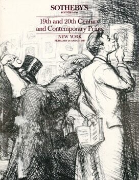 Item #69-3527 19th and 20th Century and Contemporary Prints February 26, 1987. Sale Code: MARS...