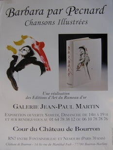 Item #69-3703 Barbara par Pecnard Chansons Illustrees Une realisation des Editions d'Art du...