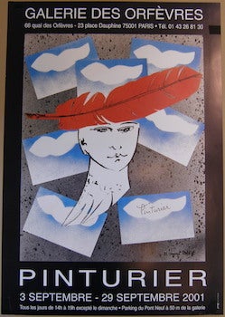 Item #69-3726 Pinturier 3 Septembre - 29 Septembre 2001. 20th c. French Artist, Galerie des Orfevres